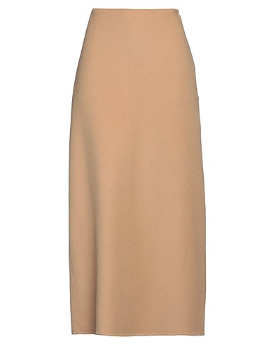 BY MALENE BIRGER Jupe longue Camel 100% Laine