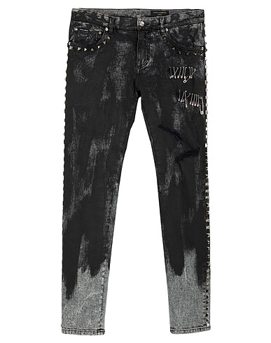 DOLCE&GABBANA Denim trousers Black 98% Cotton, 2% Elastane
