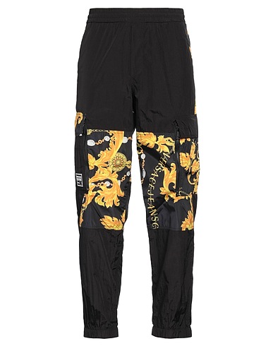 VERSACE JEANS COUTURE Casual trouser Black 100% Polyamide, Polyester