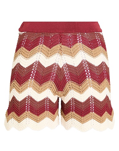 AKEP Shorts & Bermuda Brown 44% Viscose, 40% Recycled cotton, 16% Polyester
