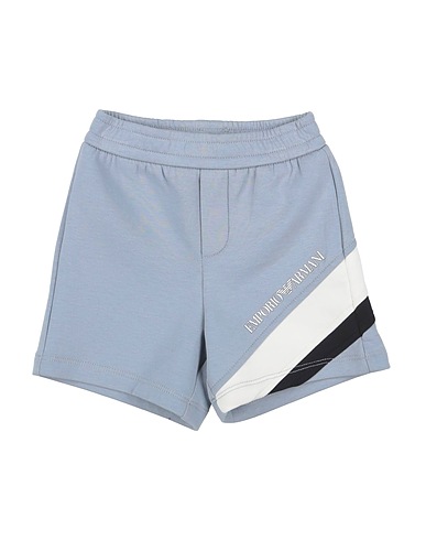 EMPORIO ARMANI Shorts y Bermudas Azul profundo 77% Algodón, 19% Poliéster, 4% Elastán
