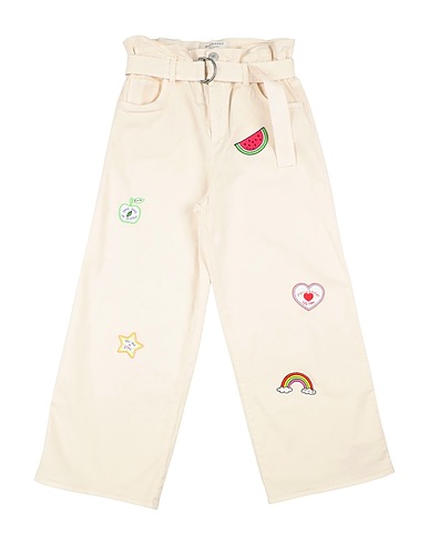 PHILOSOPHY di LORENZO SERAFINI Casual trouser Ivory 98% Cotton, 2% Elastane