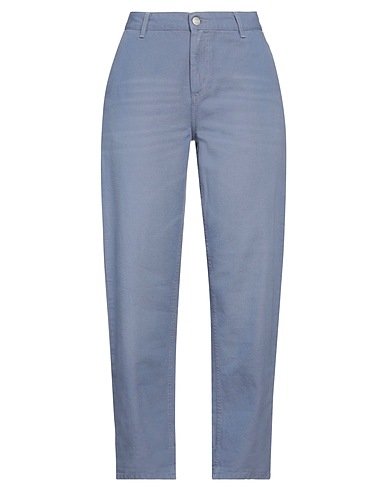 CARHARTT Casual trouser Pastel blue 100% Cotton