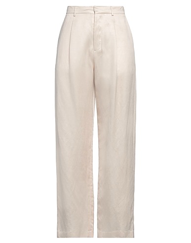R13 Casual trouser Ivory 57% Linen, 43% Acetate