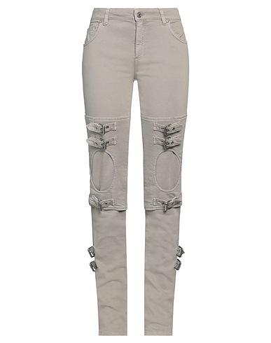 BLUMARINE Denim pants Light grey 98% Cotton, 2% Elastane