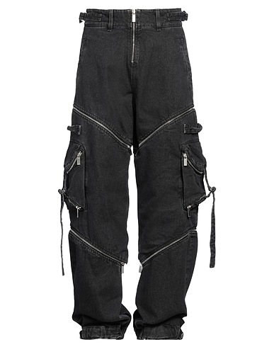 OFF-WHITE™ Denim pants Charcoal 100% Cotton