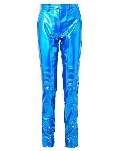 LAQUAN SMITH Casual trouser Azure 55% Polyurethane, 45% Polyester