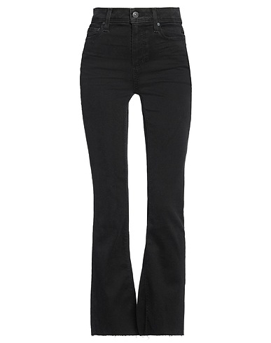 PAIGE Pantaloni jeans Nero 91% Cotone, 5% Elastomultiestere, 4% Elastan