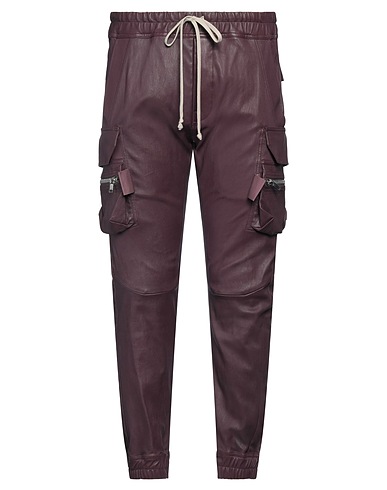 RICK OWENS Hosen Pflaume 65% Lammleder, 34% Baumwolle, 1% Lycra®