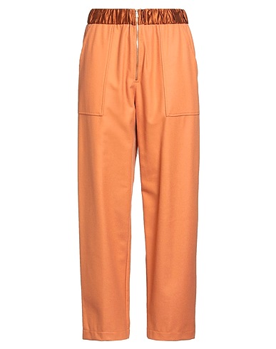 FORTE_FORTE Casual trouser Rust 80% Wool, 20% Polyamide, Acetate, Viscose