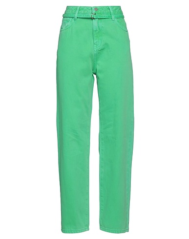 ISABELLE BLANCHE Paris Denim pants VERDE 100% Cotton