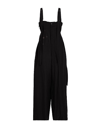LIMI FEU Jumpsuits and Overalls Black 54% Linen, 46% Cellulose