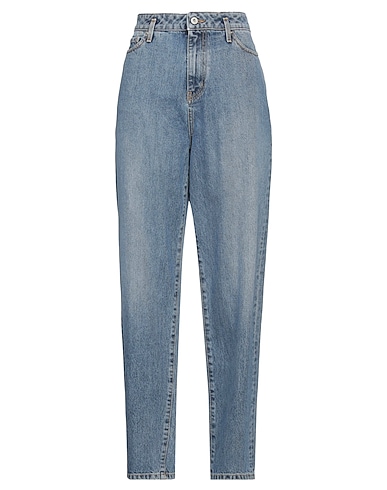 HALFBOY Denim trousers Blue 65% Polyester, 35% Cotton