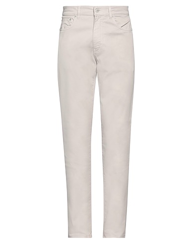 DUNHILL Pantalone Grigio chiaro 97% Cotone, 3% Elastan