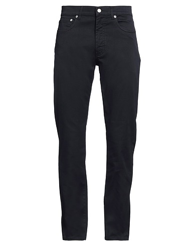 DUNHILL Casual trouser Midnight blue 97% Cotton, 3% Elastane
