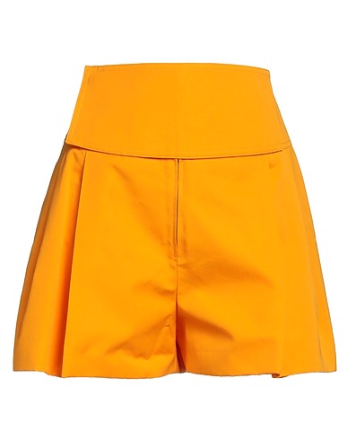 JIL SANDER Shorts & Bermuda Orange 84% Cotton, 16% Silk