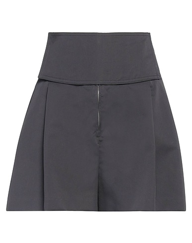 JIL SANDER Shorts & Bermuda Dark purple 84% Cotton, 16% Silk