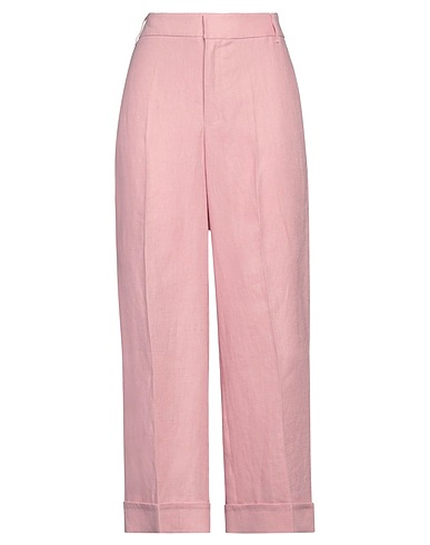 'S MAX MARA Pantalone Rosa 100% Lino