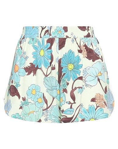 STELLA McCARTNEY Shorts & Bermuda Light green 94% Viscose, 6% Elastane