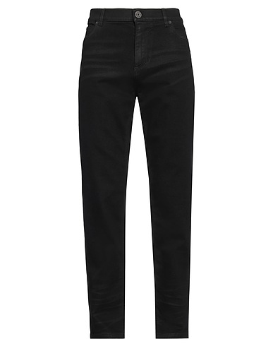 BALMAIN Denim trousers Black 98% Cotton, 2% Elastane