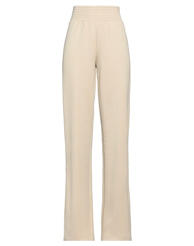 BECOME ONE Casual pants Beige 96% Polyester, 4% Elastane
