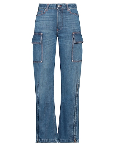 STELLA McCARTNEY Denim trousers Blue 100% Cotton
