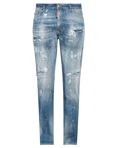 DSQUARED2 Denim trousers Blue 92% Cotton, 6% Elastomultiester, 2% Elastane