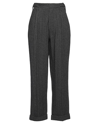 NANUSHKA Casual trouser Black 50% Recycled polyester, 50% Wool