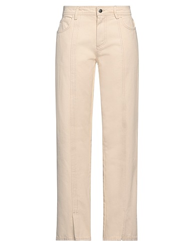 AERON Denim trousers Cream 100% Cotton