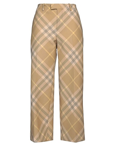 BURBERRY Casual pants Sand 100% Wool