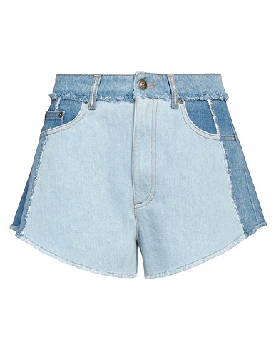 CHIARA FERRAGNI Denim shorts Blue 100% Cotton