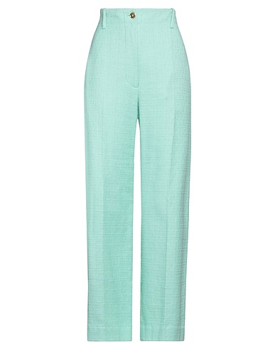 PATOU Pantalone Verde chiaro 97% Cotone, 2% Poliammide, 1% Elastan