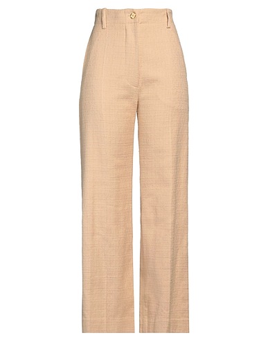 PATOU Pantalone Beige 97% Cotone, 2% Poliammide, 1% Elastan