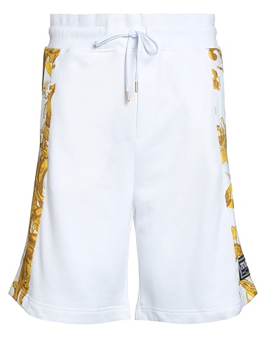 VERSACE JEANS COUTURE Shorts & Bermuda Bianco 100% Cotone, Elastan