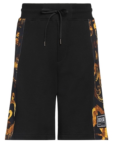 VERSACE JEANS COUTURE Shorts & Bermudas Schwarz 100% Baumwolle, Elastan