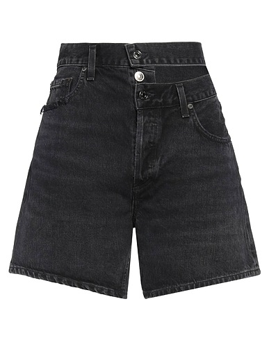AGOLDE Denim shorts Black 100% Organic cotton