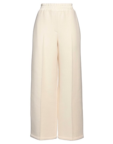 JIL SANDER Casual trouser Ivory 100% Virgin Wool