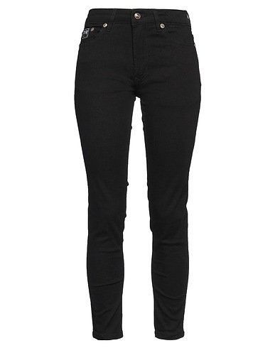 VERSACE JEANS COUTURE Casual trouser Black 98% Cotton, 2% Elastane