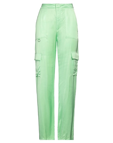 CHIARA FERRAGNI Casual trouser Lime green 100% Viscose