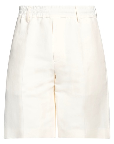 BURBERRY PRORSUM Shorts & Bermuda Off white 69% Paper, 31% Viscose