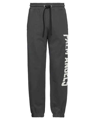 PALM ANGELS Casual trouser Charcoal 100% Cotton