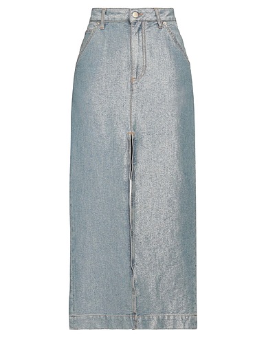 DARKPARK Denim skirt Blue 70% Cotton, 20% Viscose, 10% Polyester