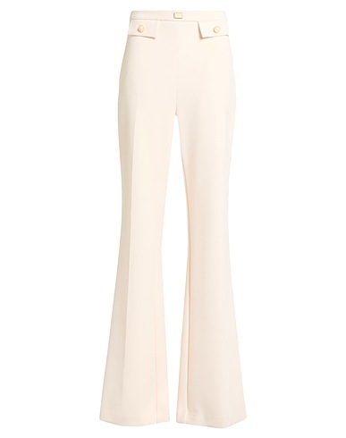 ELISABETTA FRANCHI Pantalone ESSENTIALS Avorio 96% Poliestere, 4% Elastan