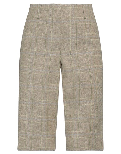 DRIES VAN NOTEN Shorts & Bermuda Military green 53% Viscose, 47% Cotton