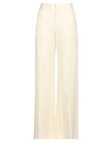 CHLOÉ パンツ オフホワイト リネン 100%