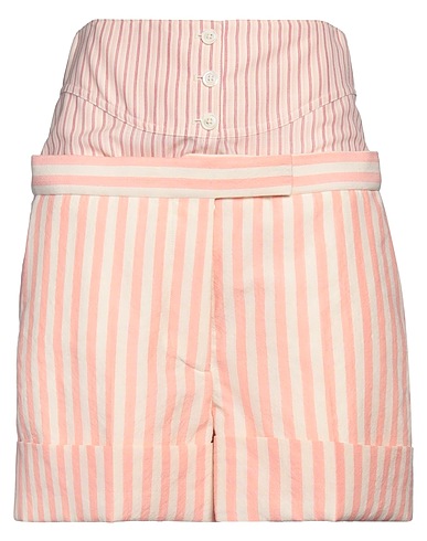 THOM BROWNE Shorts & Bermuda Light pink 74% Wool, 20% Mohair wool, 6% Silk