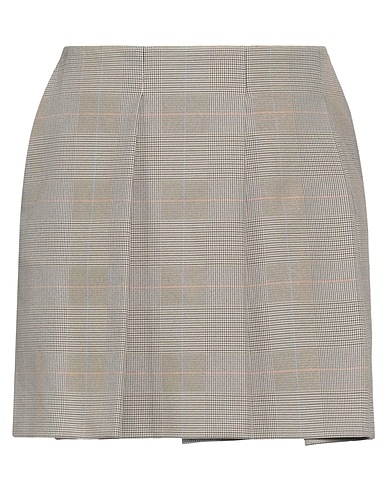 SPORTMAX Mini skirt Beige 66% Polyamide, 27% Viscose, 7% Elastane