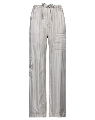 CORMIO Casual pants Light grey 55% Viscose, 45% Cotton