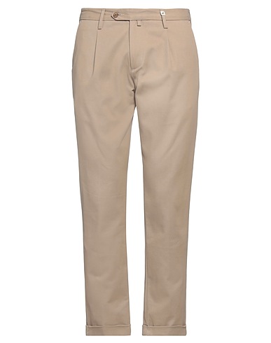 MYTHS Casual trouser Beige 98% Cotton, 2% Elastane