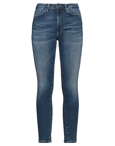 DONDUP Denim trousers Blue 92% Cotton, 6% Elastomultiester, 2% Lyocell